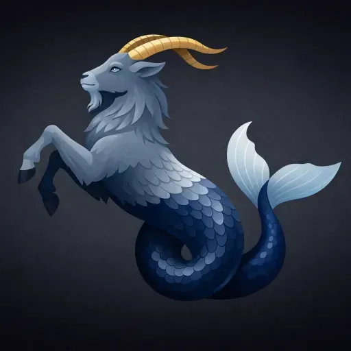 Ilustración del signo Capricornio