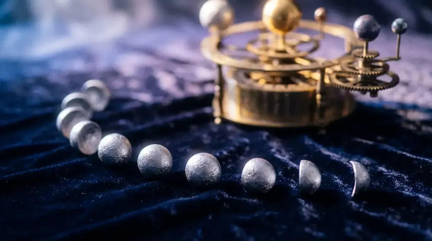 Cosmic Cycles: Moon, planets, retrogrades and biorhythms: the invisible clock that orders your days.